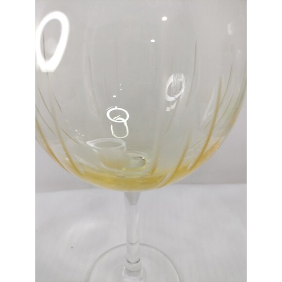 Set Of 3 Mikasa Cheers Pastel Large Balloon Wine Glasses Etched 9 1/2” - Picture 11 of 16
